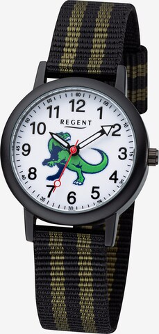 REGENT Watch in Black: front