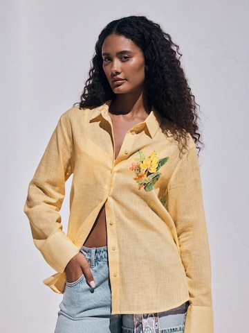 Next Blouse in Yellow: front