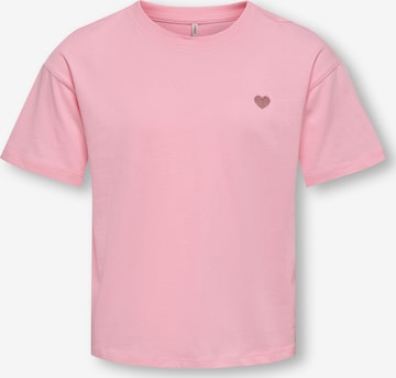 ONLY GIRLS Koszulka w kolorze różowy: przód