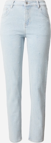 Hailys Slimfit Farkut 'Amour' värissä sininen: etupuoli