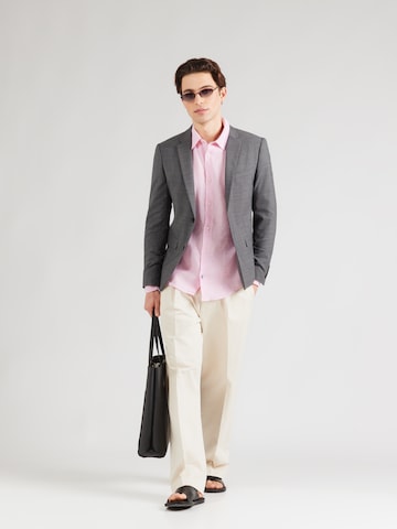 OLYMP Regularny krój Koszula w kolorze różowy