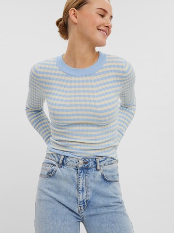 VERO MODA Trui 'Kiki' in Blauw