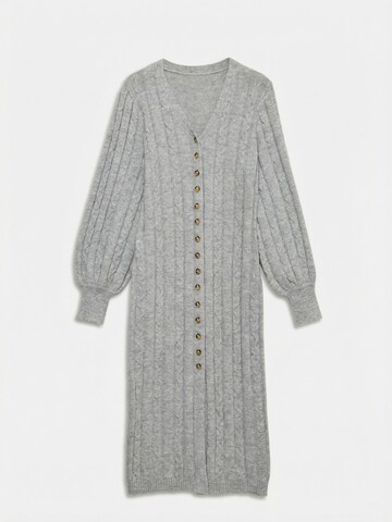 Robes en maille VERO MODA en gris : devant
