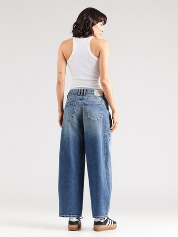 zils Herrlicher Vaļīgs piegriezums Džinsi