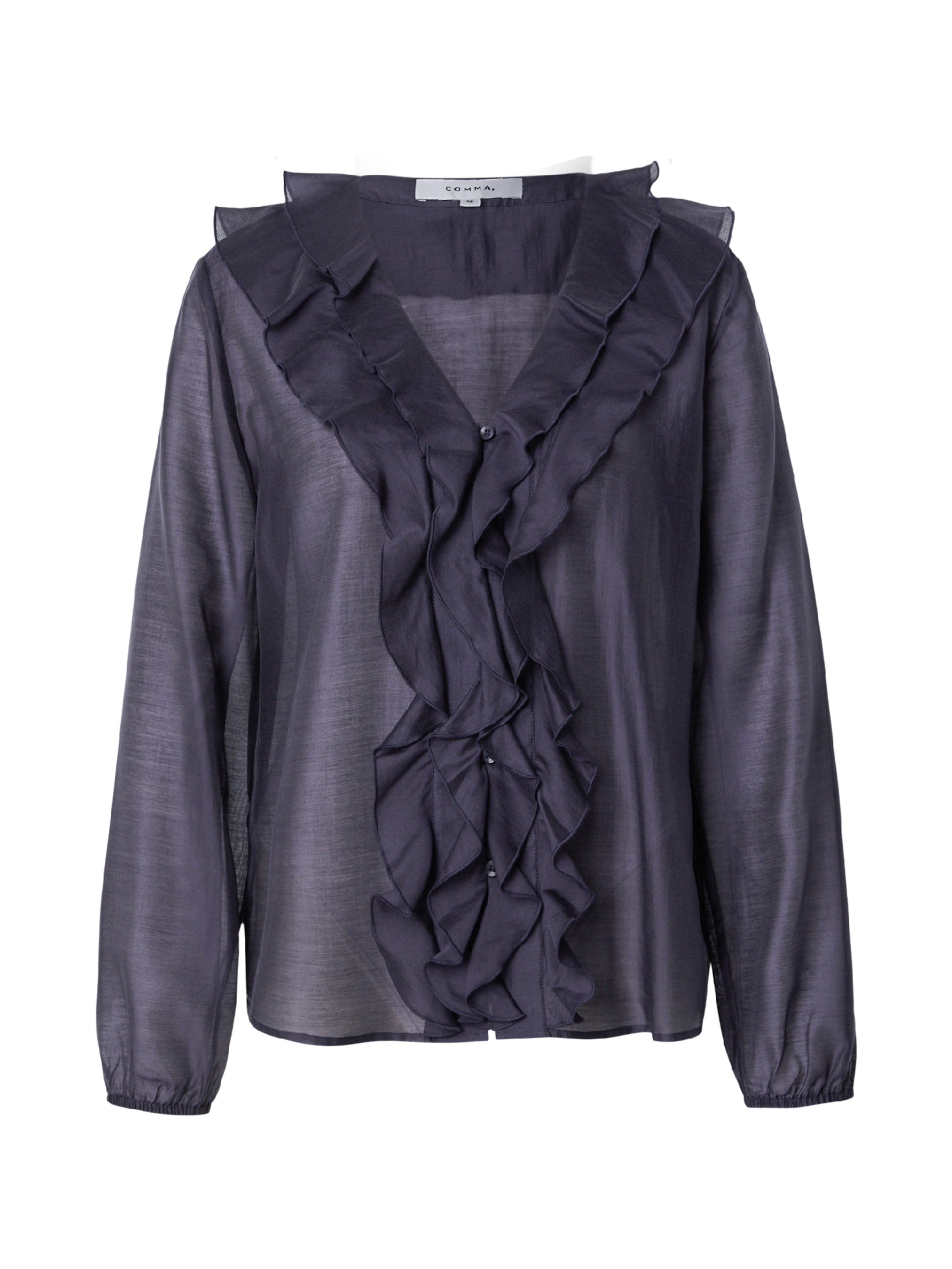 COMMA Blouse in Blauw: voorkant