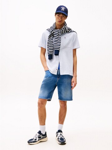 Tommy Jeans Regular Fit Hemd in Blau