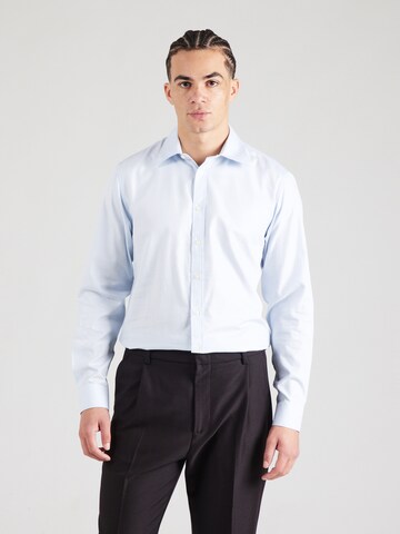 SELECTED HOMME Slim Fit Hemd 'SLHETHAN' in Blau: Vorderseite