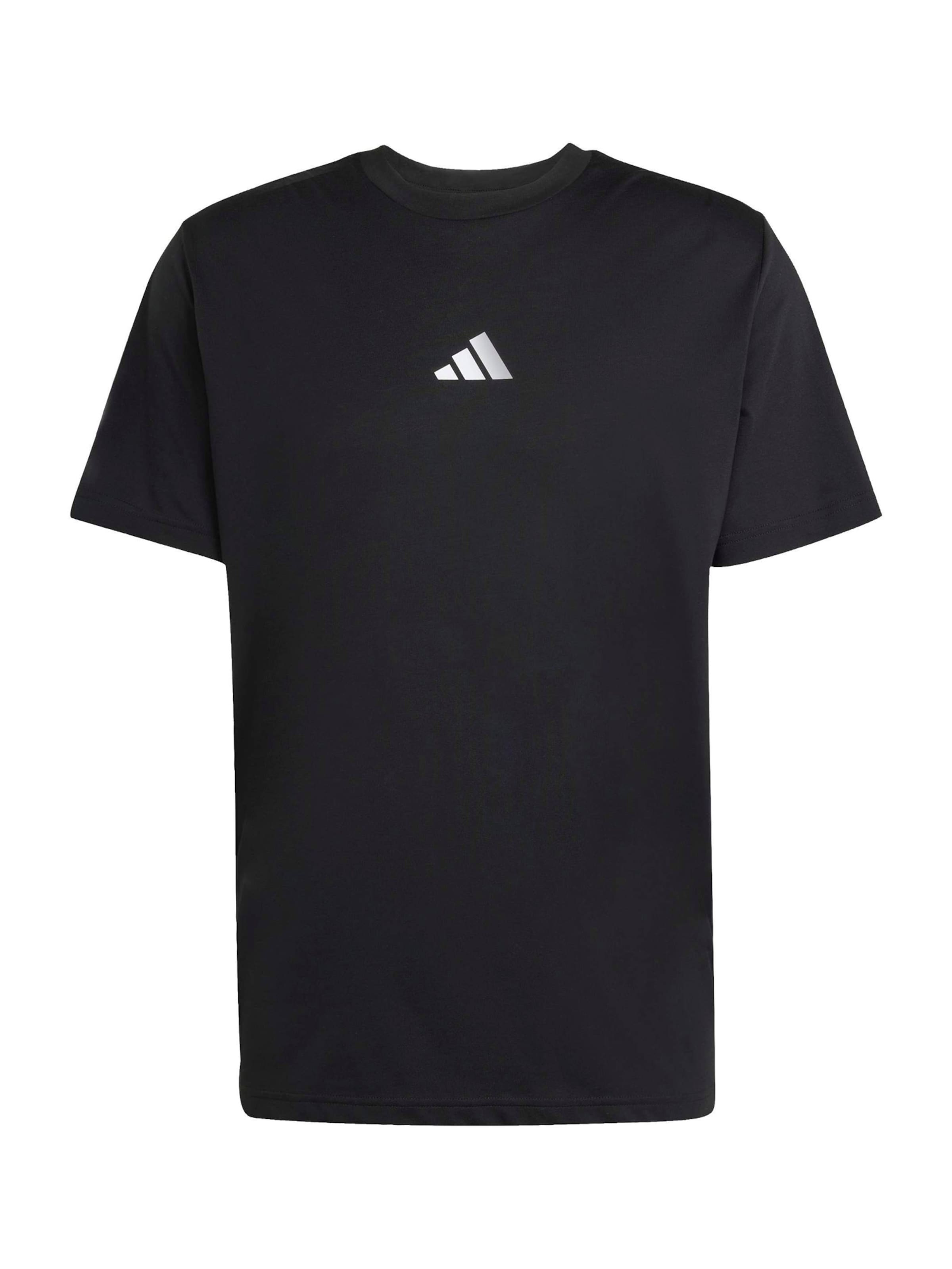 ADIDAS PERFORMANCE Λειτουργικό μπλουζάκι σε μαύρο: μπροστά