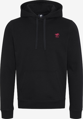 Polo Sylt Sweatshirt in Black: front