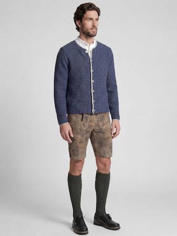 SPIETH & WENSKY Knit cardigan 'Klemens' in Blue