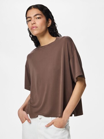 PIECES Shirt in Braun: Vorderseite