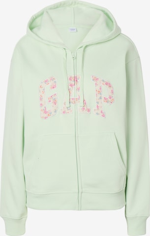 Giacca di felpa 'HERITAGE' di GAP in verde: frontale