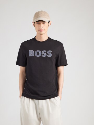 BOSS Футболка 'C-Thompson 89' в Черный: спереди