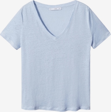 MANGO T-shirt 'LINITO' i blå: framsida
