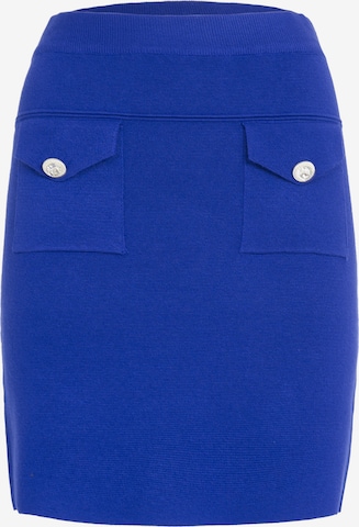 Jupe Influencer en bleu : devant