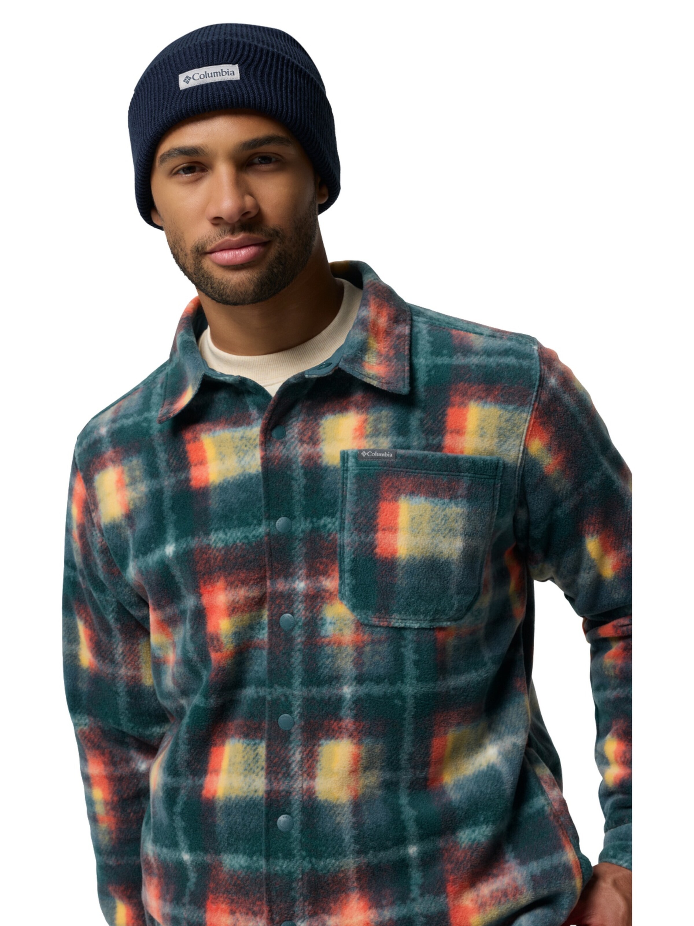 COLUMBIA Beanie 'Columbia Whirlibird Cuffed Beanie' in Blue: front