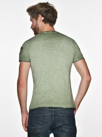 TOP GUN Shirt 'Search' in Green