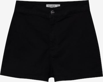 Pull&Bear Slimfit Kavbojke | črna barva: sprednja stran