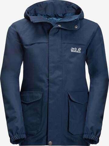 JACK WOLFSKIN Outdoor jacket 'TOWN' in Blue: front
