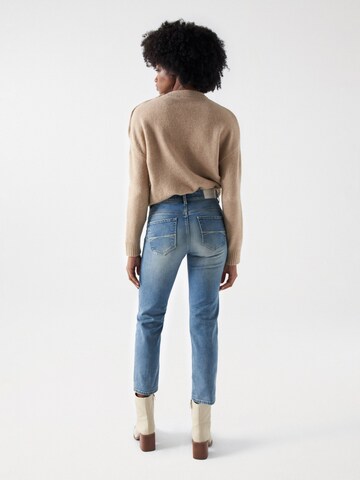 Coupe slim Jean Salsa Jeans en bleu