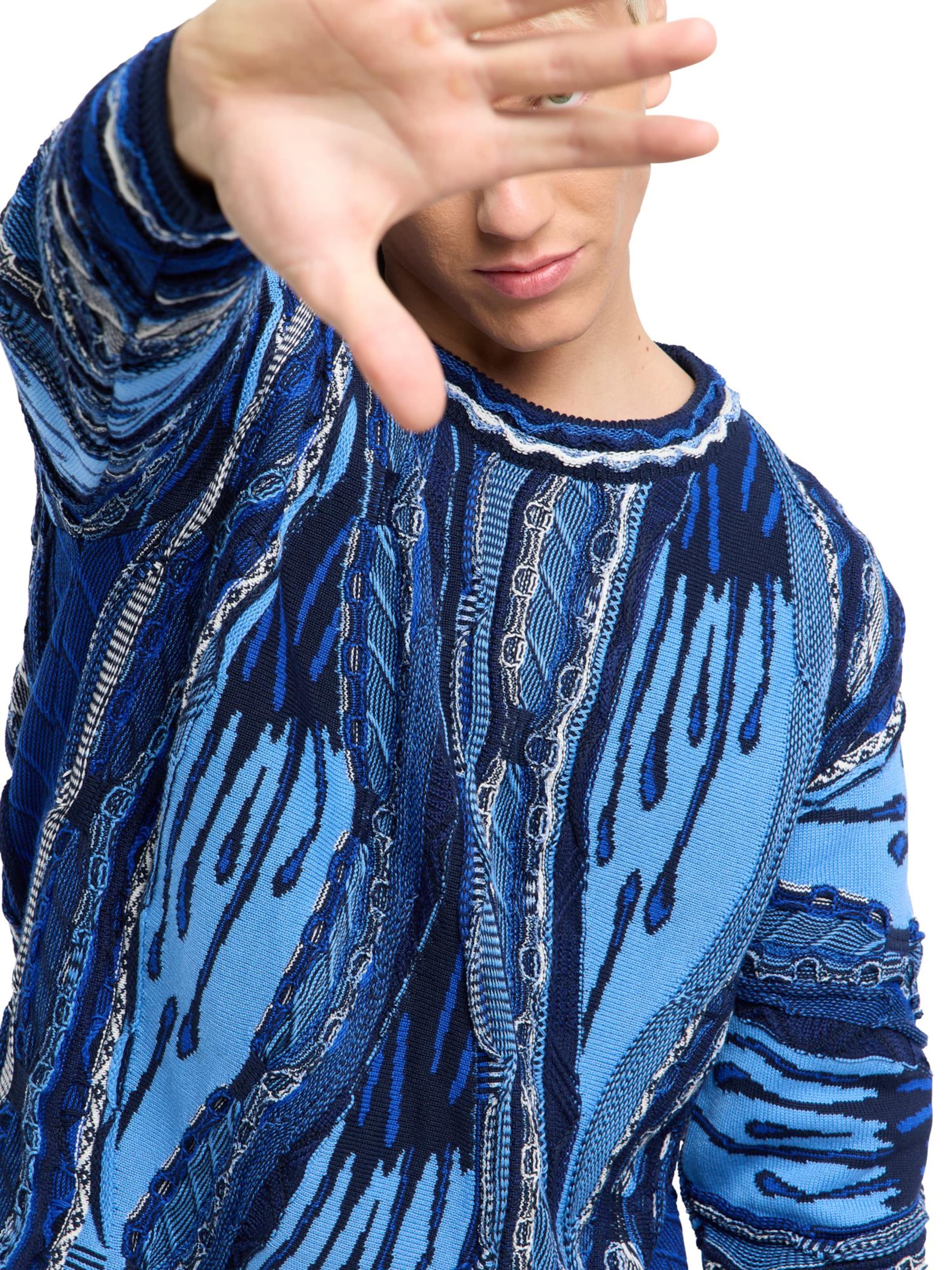 Carlo Colucci Sweater 'Ernandes' in Blue