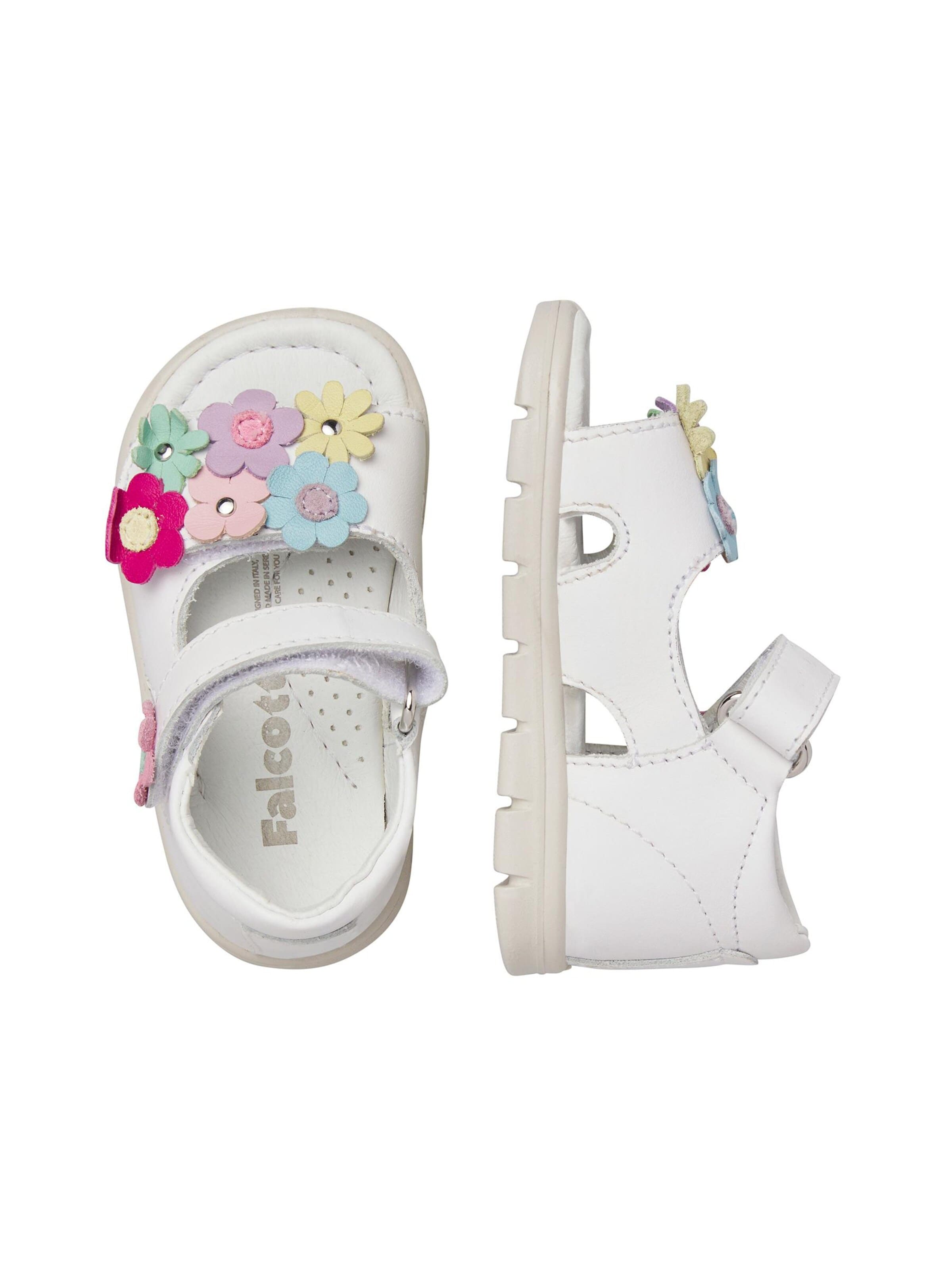 Sandales 'SLAMMY' Falcotto en blanc