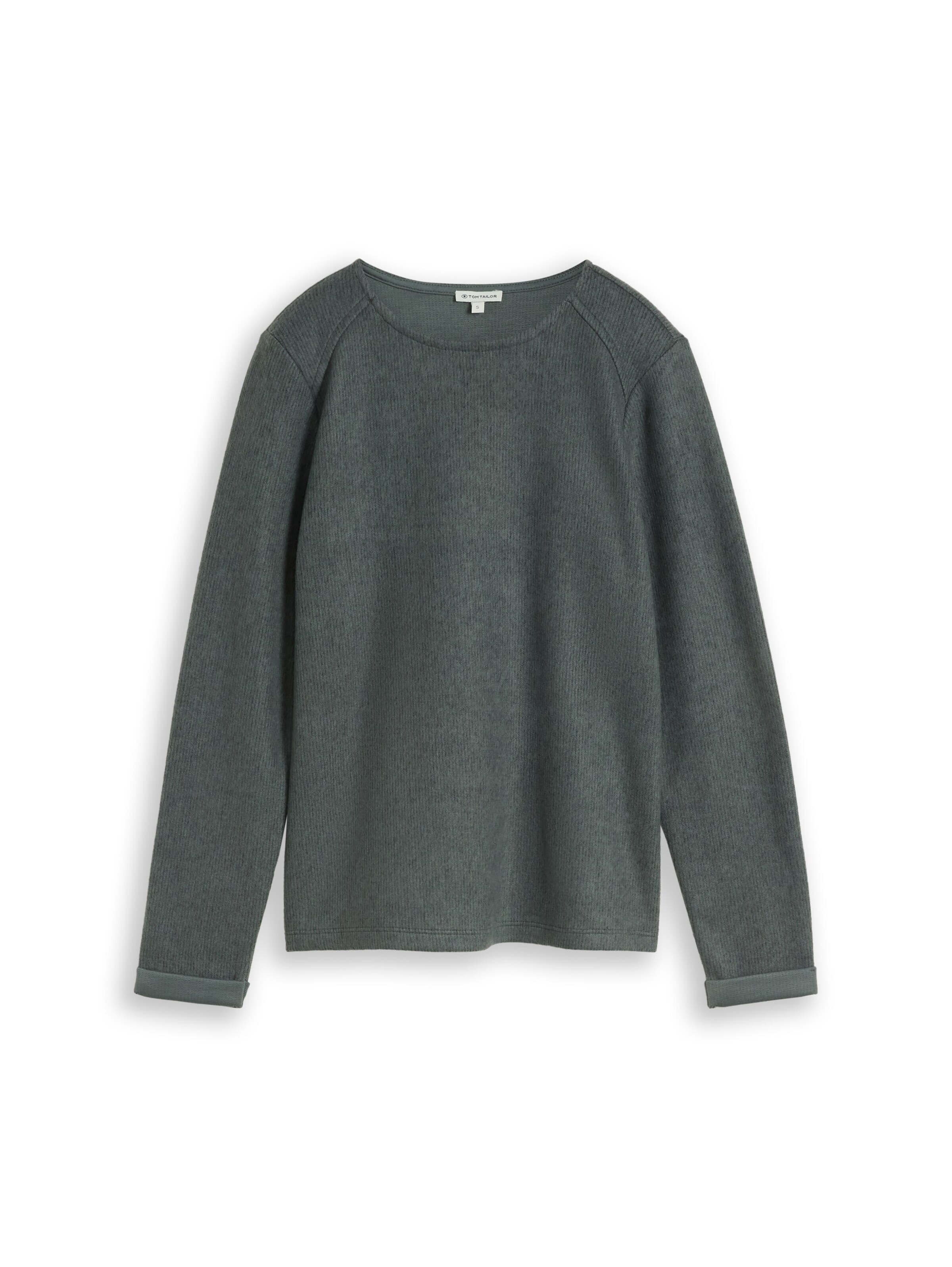 TOM TAILOR Sweater in Green: front