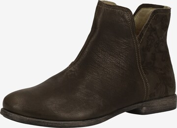 Bottines THINK! en marron : devant