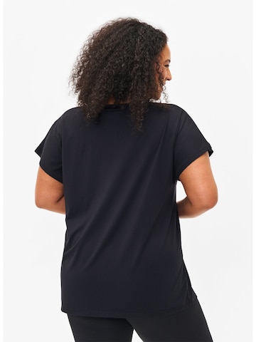 Active by Zizzi Performance Shirt 'ABASIC' in Black