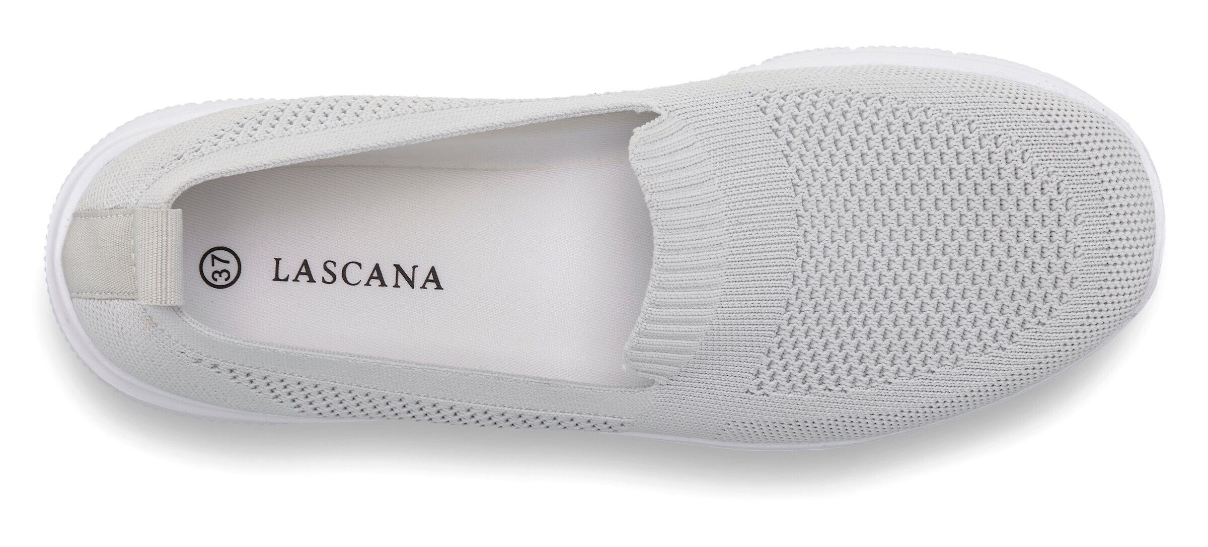 LASCANA Slip-Ons in Grey