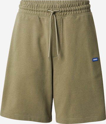 Pantaloni 'Nasensio' di HUGO in verde: frontale