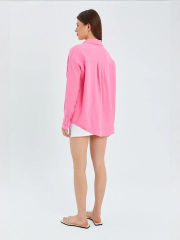 Camicia da donna di MixRay in rosa
