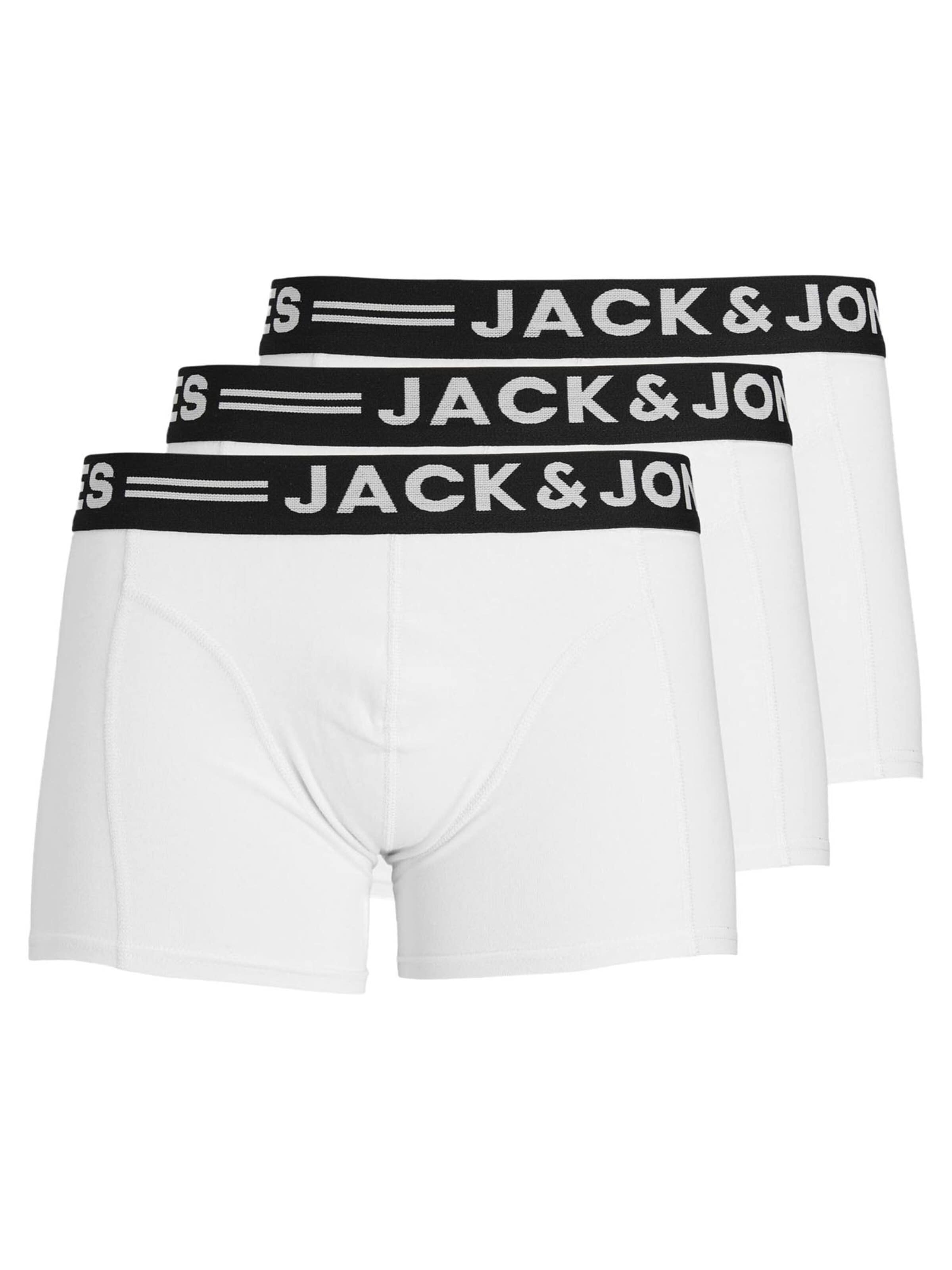 Jacks & Jones Boxer shorts 'Sense' in White: front