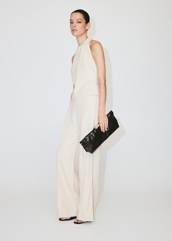 MANGO Jumpsuit 'MARIAM' i beige: forside