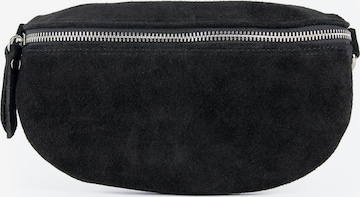 lePelou Gürteltasche 'VALENTINA small' in Schwarz: Vorderseite