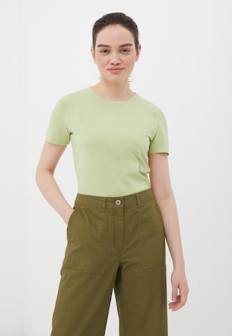 Finn Flare Shirt 'Basic' in Grün: Vorderseite