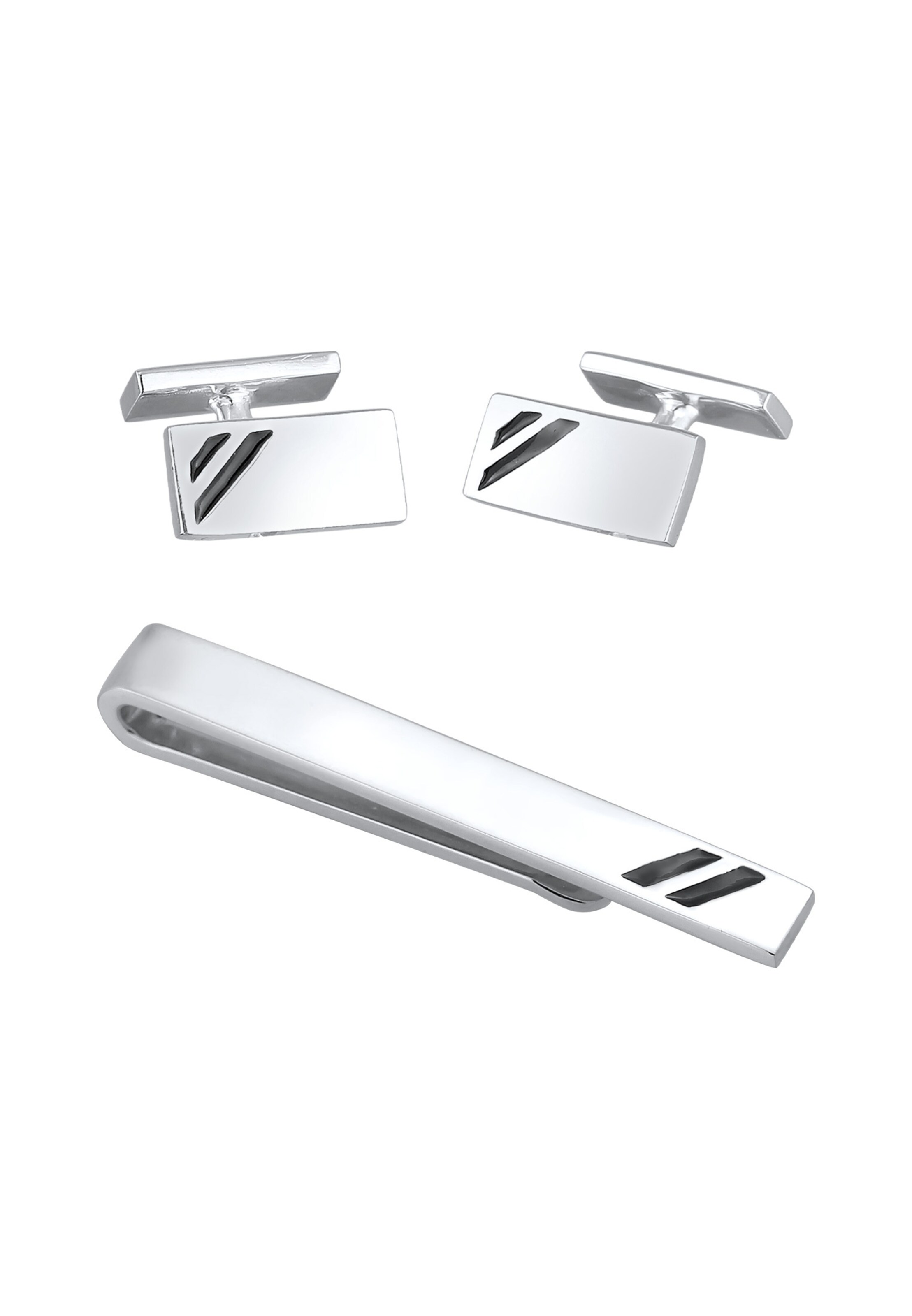 KUZZOI Jewelry set in Silver: front