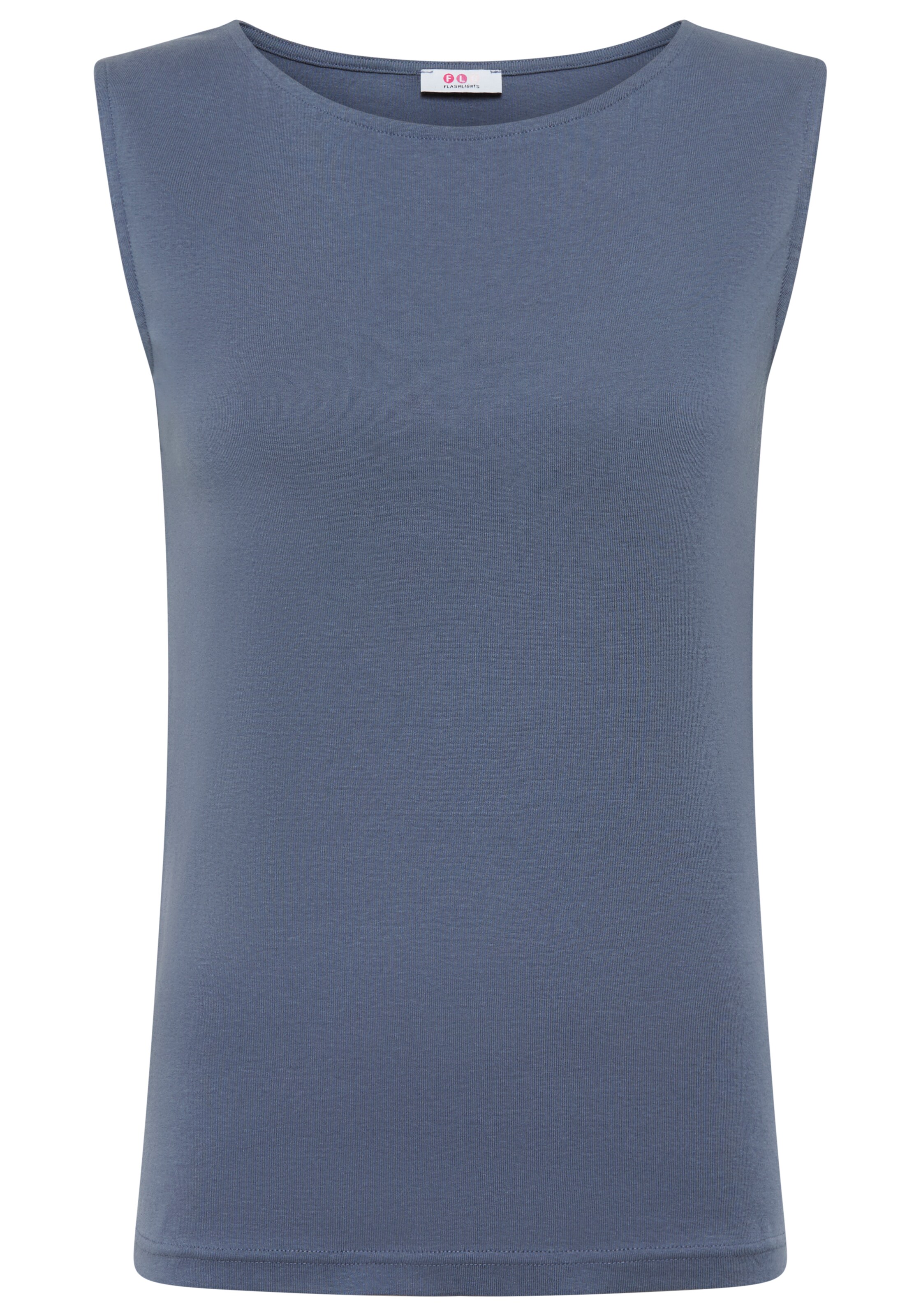 FLASHLIGHTS Top in Blau: Vorderseite