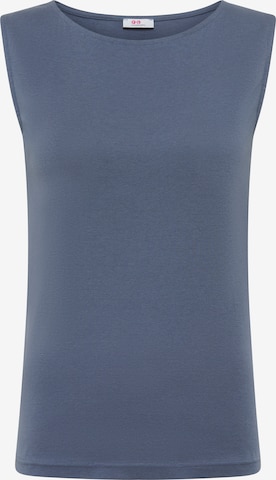 FLASHLIGHTS Top in Blau: Vorderseite