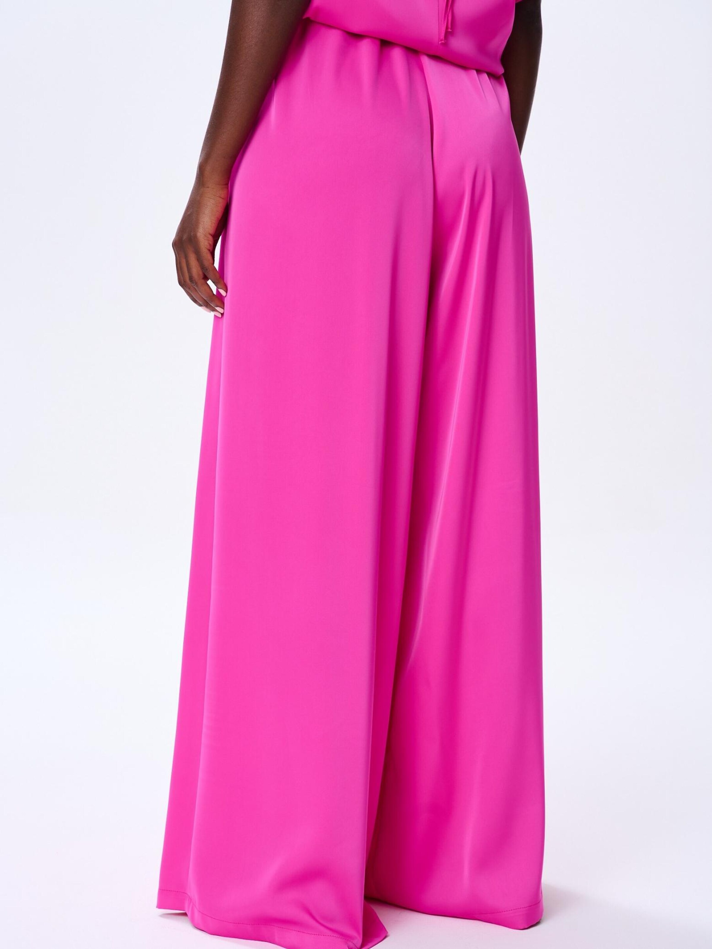 Blue Shadow Wide Leg Hose in Pink