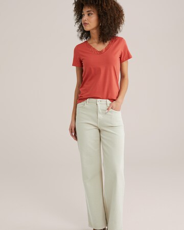 WE Fashion T-shirt i orange