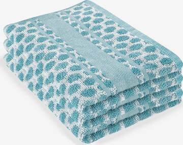 Aspero Dishcloth in Blue: front