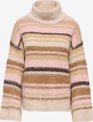 Pull-over 'ONLPERIL' ONLY en beige : devant
