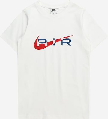 T-Shirt 'AIR' Nike Sportswear en blanc : devant