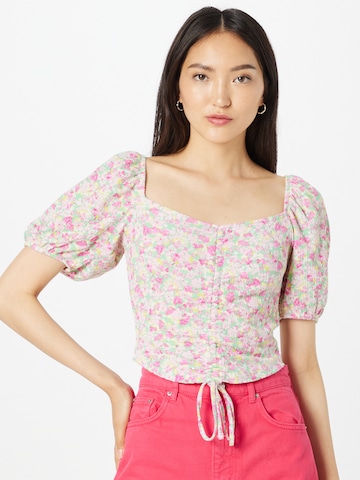 Gina Tricot Blouse 'Channa' in Gemengde kleuren: voorkant