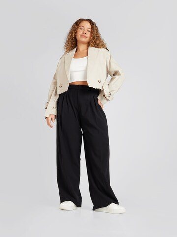 CITA MAASS co-created by ABOUT YOU Wide leg Pleat-front trousers 'Gemma' in Black