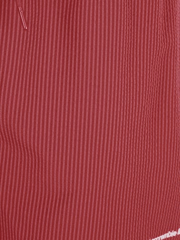 Pantaloncini da bagno di Abercrombie & Fitch in rosso