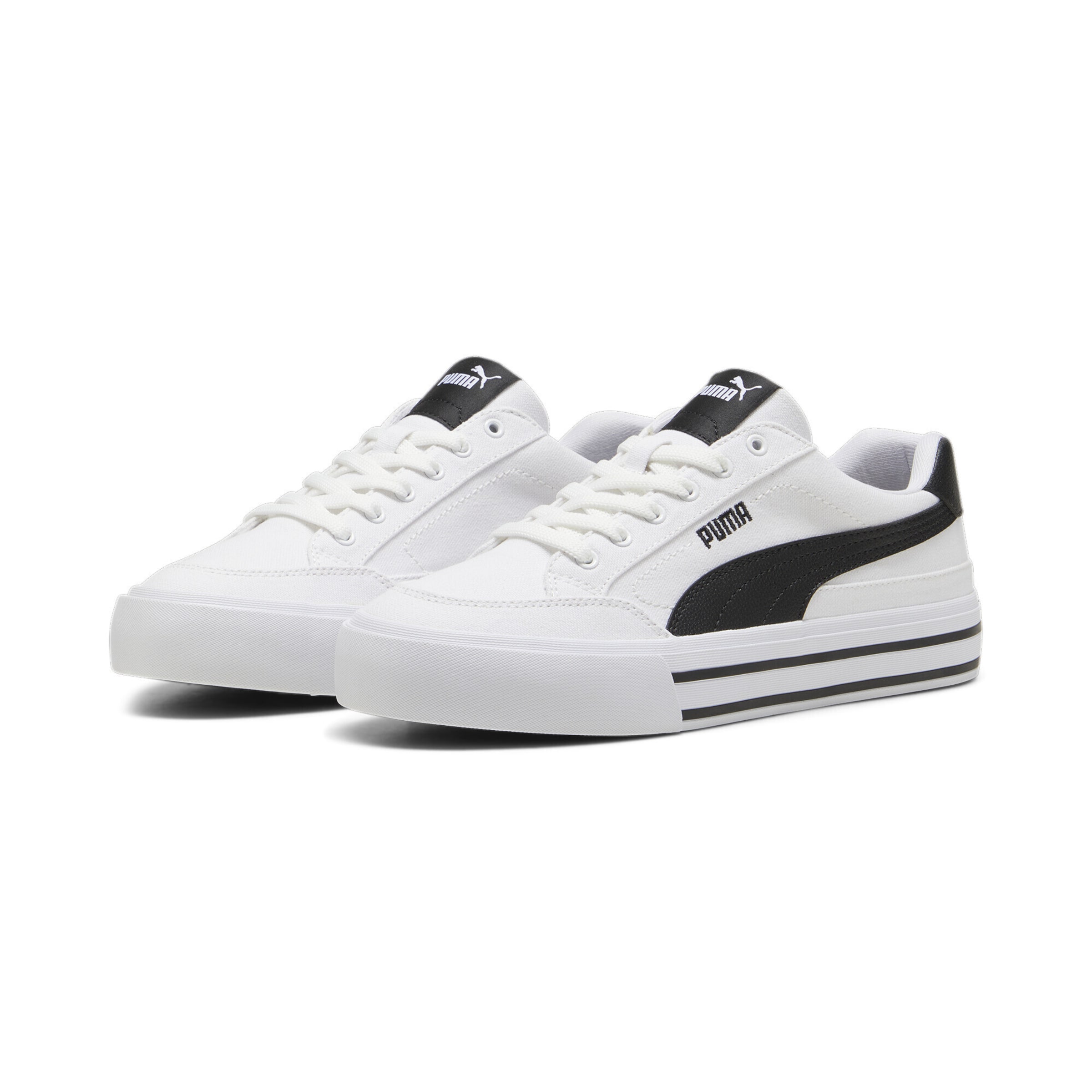 Baskets basses 'Court Classic Vulcanised Formstrip' PUMA en blanc