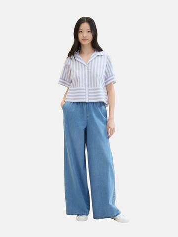 Chemisier TOM TAILOR DENIM en bleu