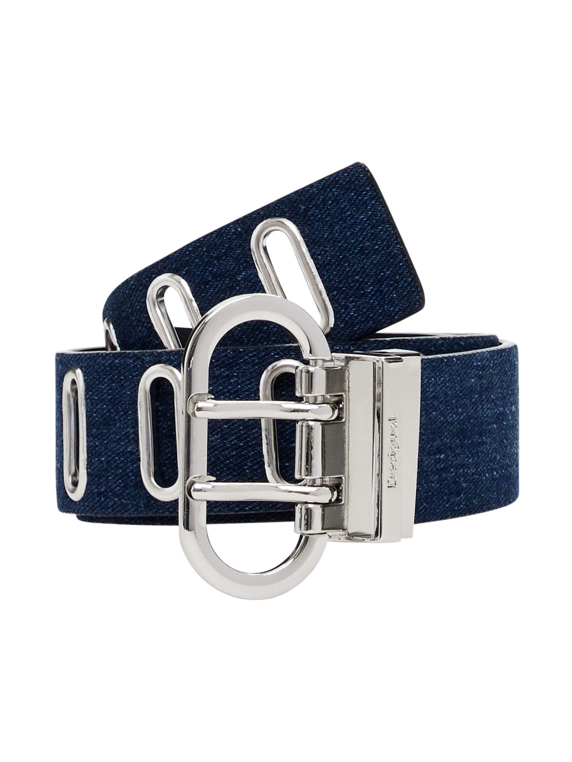 Ceinture Desigual en bleu : devant